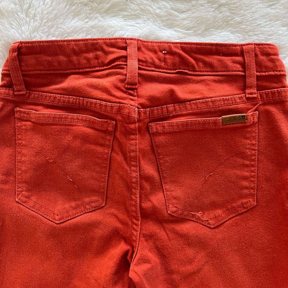 Joe’s Jeans burnt orange skinny - size 25